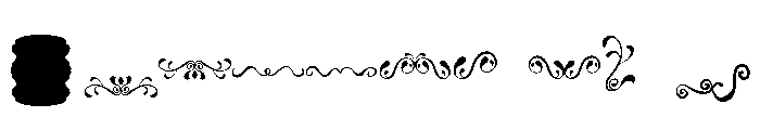 Organically Extras Font OTHER CHARS