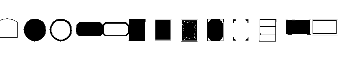 Organically Extras Font UPPERCASE