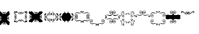 Organically Extras Font LOWERCASE