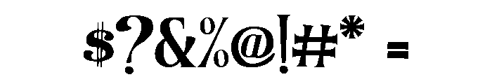 Organically Medium Font OTHER CHARS