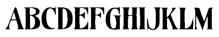 Organically Medium Font UPPERCASE