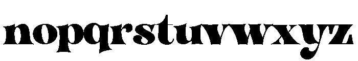 Organum Black Font LOWERCASE