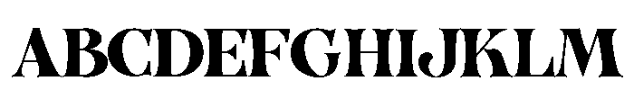 Organum Bold Font UPPERCASE