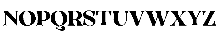 Organum Bold Font UPPERCASE
