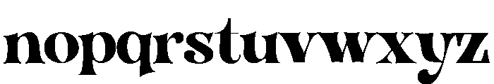 Organum Bold Font LOWERCASE