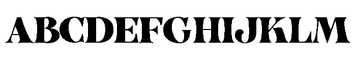 Organum Extra Bold Font UPPERCASE