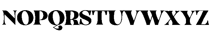 Organum Extra Bold Font UPPERCASE