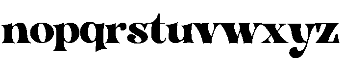 Organum Extra Bold Font LOWERCASE