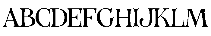 Organum Light Font UPPERCASE