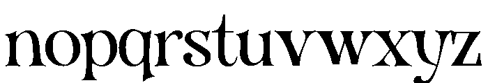 Organum Light Font LOWERCASE