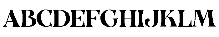 Organum Medium Font UPPERCASE