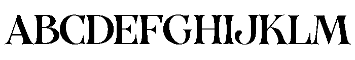 Organum Regular Font UPPERCASE