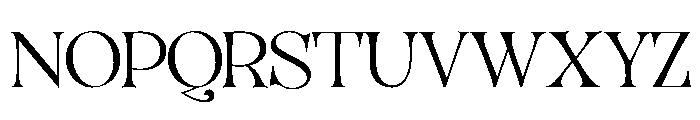 Organum Thin Font UPPERCASE