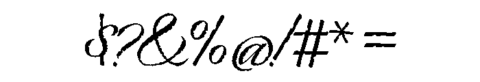Origins Regular Font OTHER CHARS