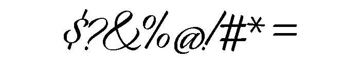 Origins Smooth Font OTHER CHARS