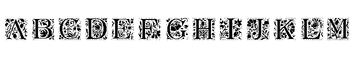 Ornamental Initials B FONT