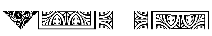 Ornaments Three Regular Font OTHER CHARS