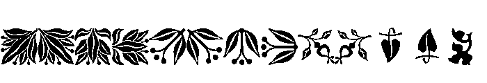 Ornaments Three Regular FONT
