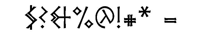 Ornes Bold Font OTHER CHARS