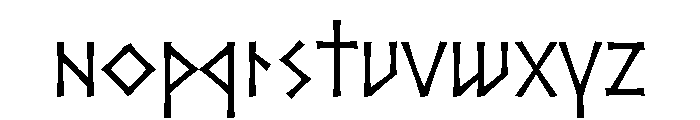 Ornes Bold Font LOWERCASE