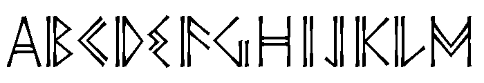 Ornes Regular Font UPPERCASE