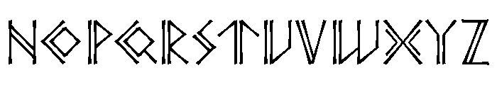 Ornes Regular Font UPPERCASE