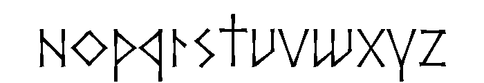 Ornes Regular Font LOWERCASE