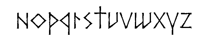Ornes Rustic Font LOWERCASE