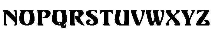Ortem Regular Font UPPERCASE