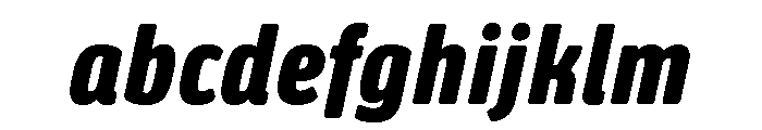 Oso Sans Cond Black Italic FONT