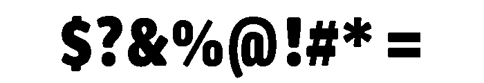 Oso Sans Cond Black Font OTHER CHARS