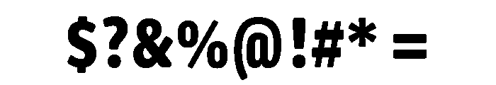 Oso Sans Cond Bold Font OTHER CHARS