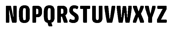 Oso Sans Cond Bold Font UPPERCASE