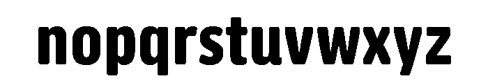 Oso Sans Cond Bold Font LOWERCASE