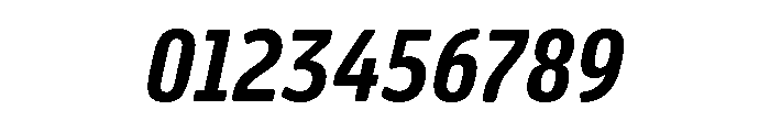 Oso Sans Cond Semibold Italic Font OTHER CHARS