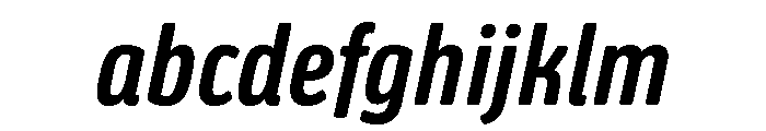 Oso Sans Cond Semibold Italic FONT