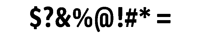 Oso Sans Cond Semibold Font OTHER CHARS