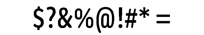 Oso Sans Cond Font OTHER CHARS