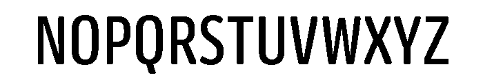 Oso Sans Cond Font UPPERCASE