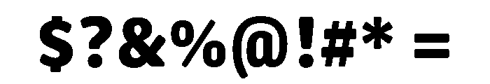 Oso Sans SemiCond Bold Font OTHER CHARS