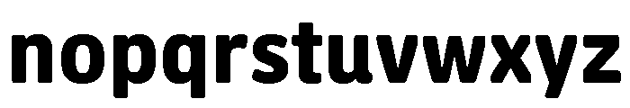 Oso Sans SemiCond Bold Font LOWERCASE