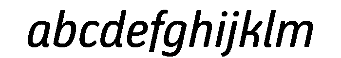 Oso Sans SemiCond Italic FONT