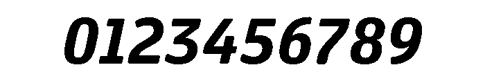 Oso Sans SemiCond SemiBold Italic Font OTHER CHARS