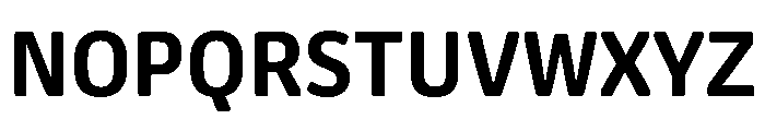 Oso Sans SemiCond SemiBold Font UPPERCASE