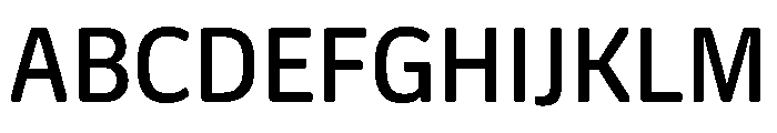 Oso Sans SemiCond Font UPPERCASE