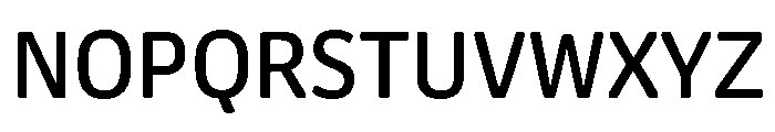 Oso Sans SemiCond Font UPPERCASE