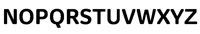 Oso Sans Semibold Font UPPERCASE