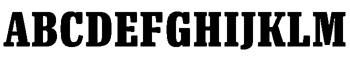 Oso Serif Cond Black Font UPPERCASE