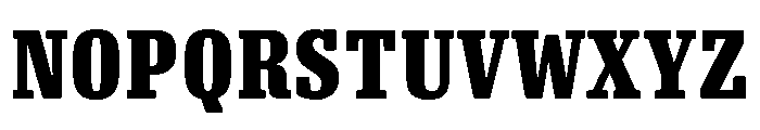 Oso Serif Cond Black Font UPPERCASE