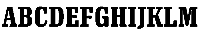 Oso Serif Cond Bold Font UPPERCASE